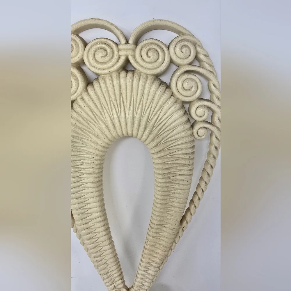Vtg MCM Burwood wall sconces 1975 candle holders cottagecore Florentine artsy‎